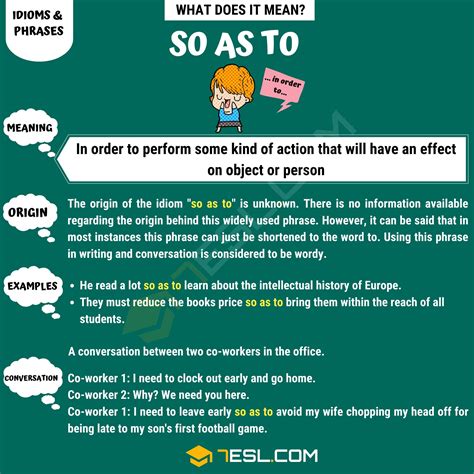 "So As To" Meaning, Origin and Examples • 7ESL