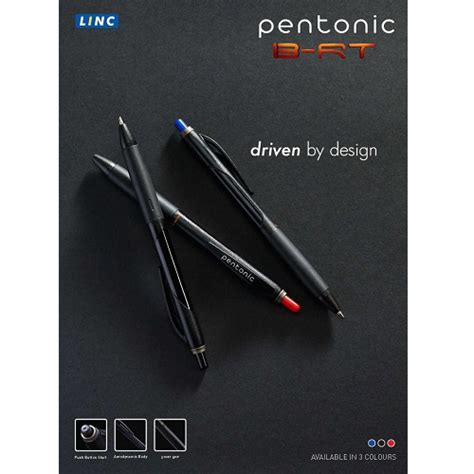 Linc Pentonic Retractable Ball Pen Blue B-RT [SB004073] - Rs19.60 : Buy ...