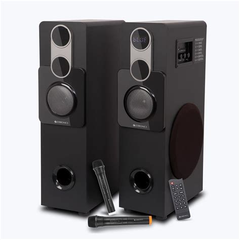 Zebronics Boost 500 Tower Speaker - 120W, dual mic, 2-way