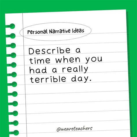 Image result for 7th Grade Personal Narrative Examples