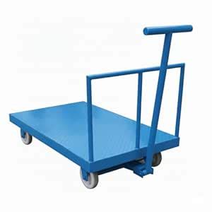 MAKSTEEL Heavy Duty Industrial Trolley - Blue Wire Mesh Roll Container ...
