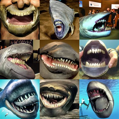Shark With Human Teeth