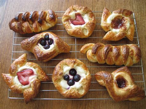 types of danish pastries