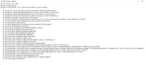 Image result for System.IO IOException Terraria