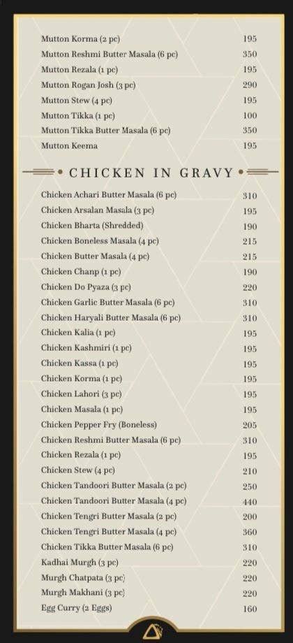 Menu at Arsalan Restaurant & Caterer - Park Circus, Kolkata, Marina ...