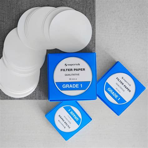 Supertek Pack of 3 Filter Paper 90 mm Grade 1 | Qualitative Round ...