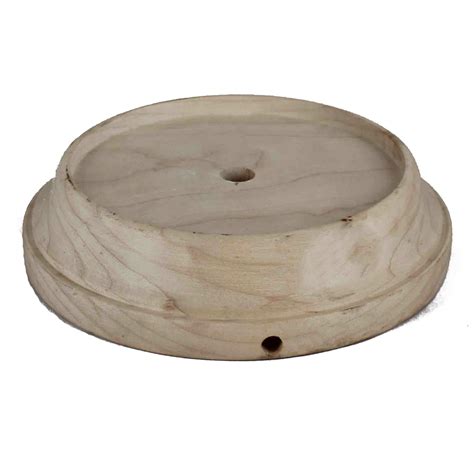 Raw Wood Lamp Bases | Grand Brass Lamp Parts, LLC.