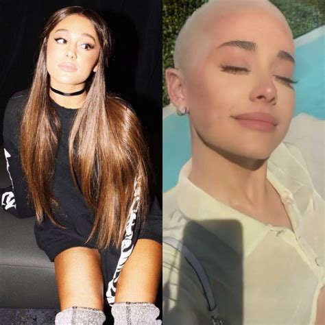 Ariana Grande bald edit by Baldedit on DeviantArt