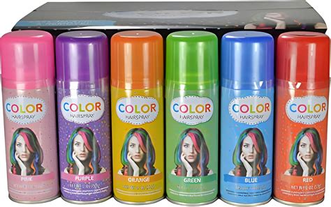 Temporary Hair Color Spray - Assorted Pack of 24 India | Ubuy