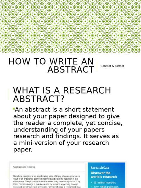 How to Write an Abstract 的图像结果