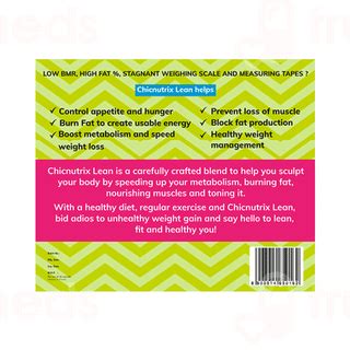 Chicnutrix Lean Weight Management Fat Burner Mango Sachet 30 - Uses ...