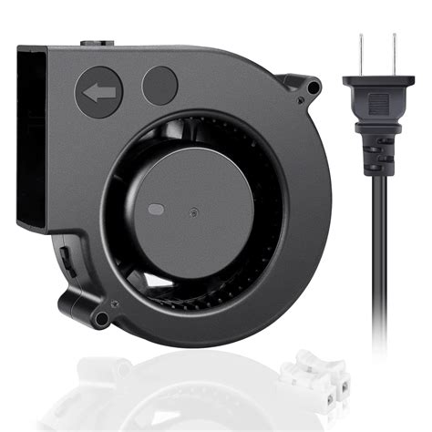 WDERAIR 97mm x 33mm Dual Ball EC Centrifugal Blower Fan AC 110V 115V ...