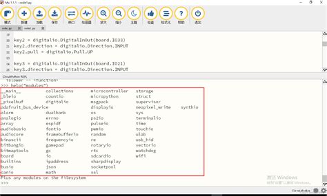 CircuitPython Tutorial 的图像结果