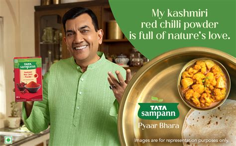 Tata Sampann Kashmiri Red Chilli Powder with Natural Oils, 100g ...