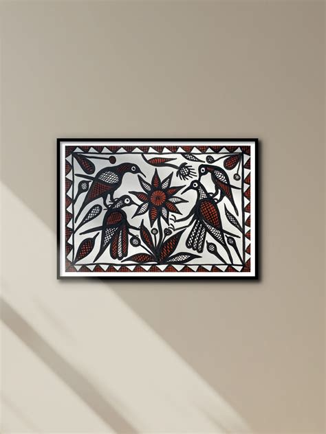 Buy Sohrai Bird and Flower-themed artwork analysis