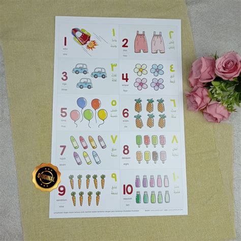 Jual Poster Belajar Angka Untuk Anak-Anak - Kab. Bantul - Toko Muslim ...