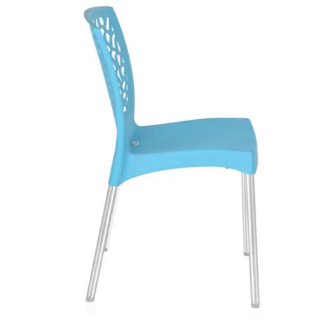 Nilkamal Novella 19 Plastic Armless Chair (Celeste Blue) – Velan Store