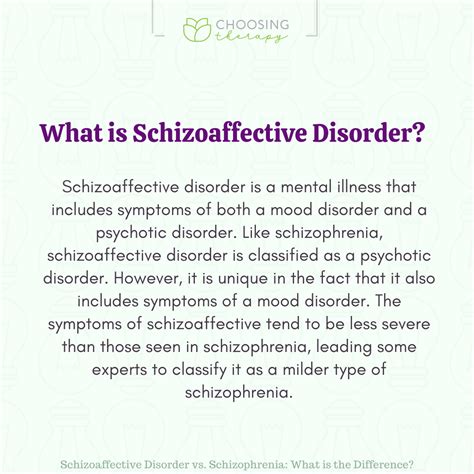 Schizoaffective Vs Schizophrenia