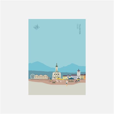 Stadt Traunstein Poster