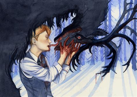 Wendigo Kiss by bluealaris on DeviantArt