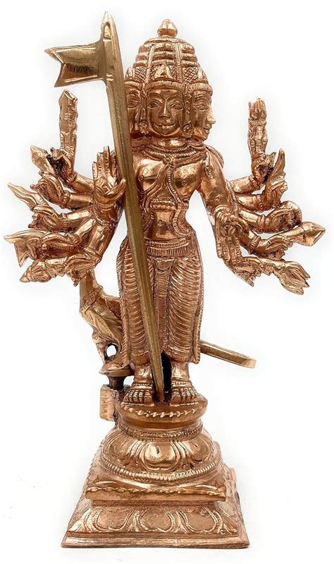 Buy South Indian Arts Bronze Lord Arumurugan Idols | Kartik Ji Ki Murti ...