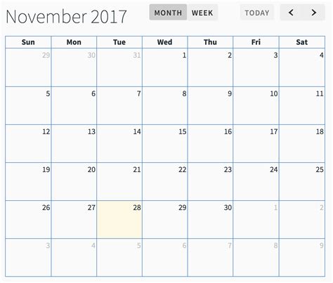 javascript - FullCalendar - inline scrollable calendar - Stack Overflow