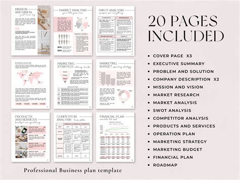 Free Editable Business Plan Template 的图像结果