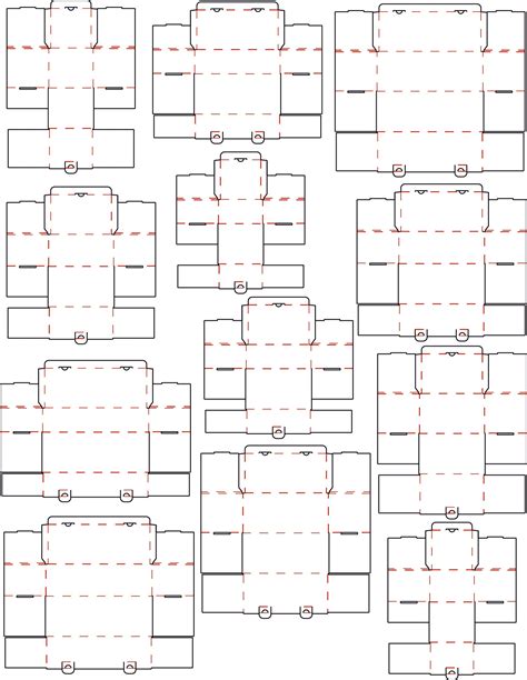 Printable Box Card Templates 的图像结果