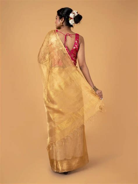 Pure Tissue Sarees – Sanjar Creation