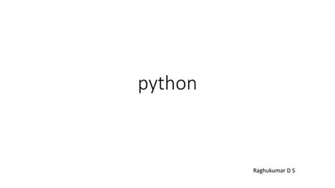 Image result for Introduction of Python PPT