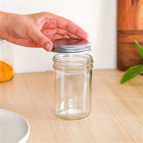 Spice Jars With Lid For Kitchen Set Of 6 250ml Online - Premium Spice ...