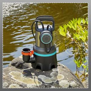 Gardena (9042-20) Submersible Dirty Water Pump 16000 | High-Performance ...