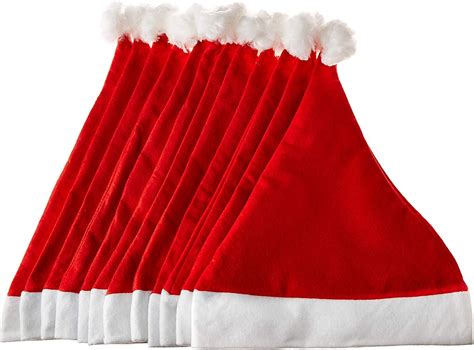Set of 24 Santa Clause Hat/Santa Cap/Santa Clause Cap for Christmas ...