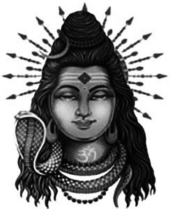 Kandharam Shiva Mahakal Vasuki Temporary Tattoo Black - Price in India ...