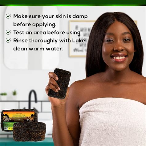 Ahuike African Black Soap 16oz - Organic Acne & Dark Spot Remover for Dry Skin - Face & Body ...