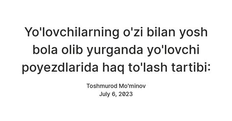 Yo'lovchilarning o'zi bilan yosh bola olib yurganda yo'lovchi ...