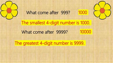 4-digit Numbers in words | PPTX