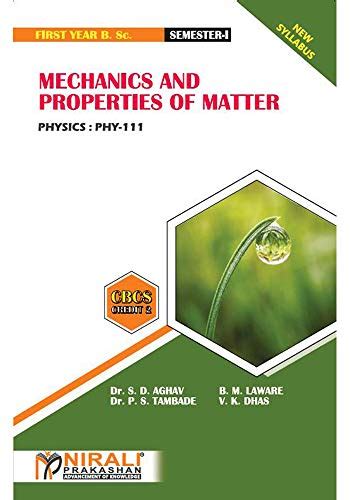 MECHANICS AND PROPERTIES OF MATTER (PHY-111) eBook: Dr. S. D. AGHAV, B ...