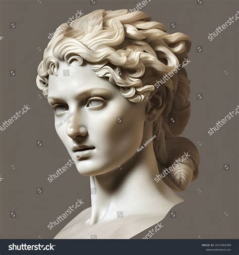 Aphrodite Greek Goddess Statue Head
