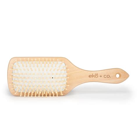 wooden paddle hair brush – EcoFreax
