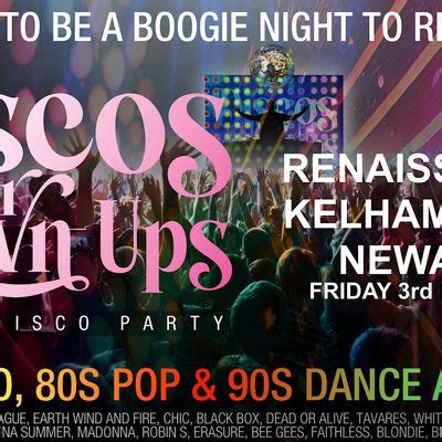 Discos for Grown ups pop-up 70s, 80s and 90s disco KELHAM HALL NEWARK ...