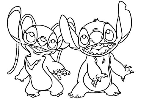 Stich Coloring Page