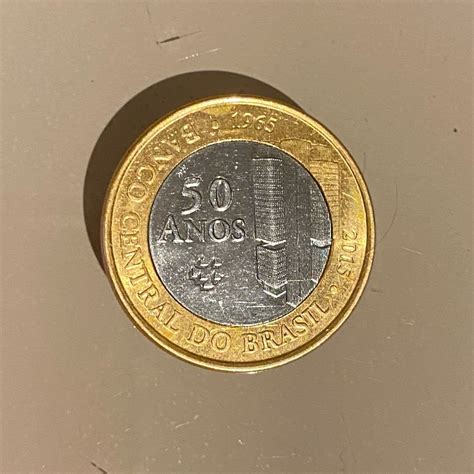 Moeda 1 Real 50 Anos | Produto Vintage e Retro Moeda Brasileira Usado ...