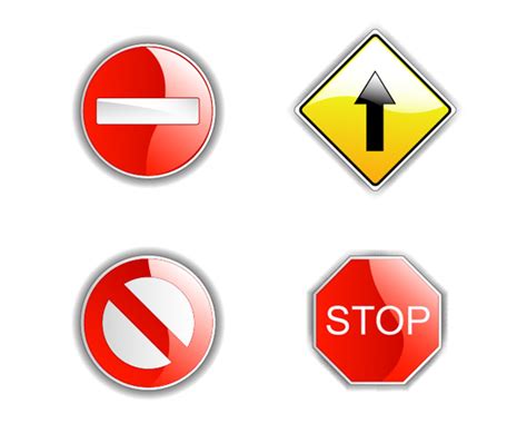 交通标识 交通标志设计图__公共标识标志_标志图标_设计图库_昵图网nipic.com