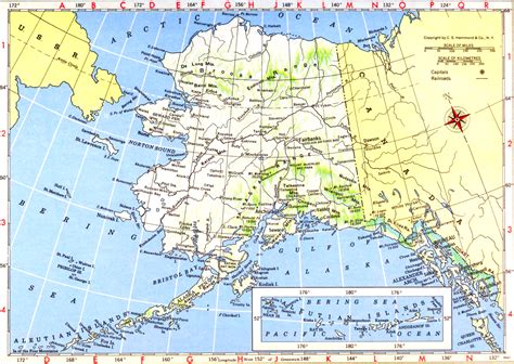 Alaska Map Detailed