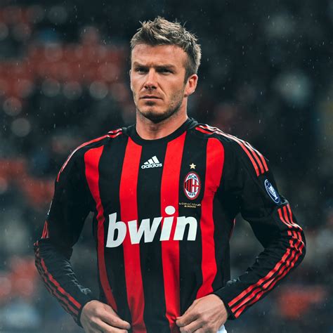 Beckham's AC Milan Match Shirt, 2008/09 - CharityStars