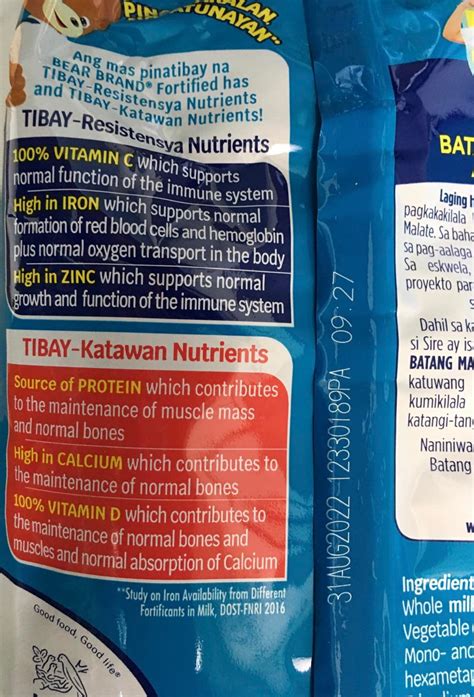 Buy Bear Brand Fortified Powdered Milk Drink w/Iron, Zinc & Vitamin C ...