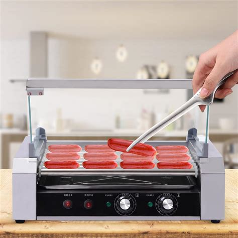 Amazon.com: Hot Dog Roller Machine, Commercial 18 Hot Dog 7 Roller ...