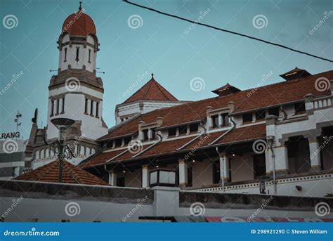 Side View of the Historic Lawang Sewu Building Stock Photo - Image of history, tourist: 298921290
