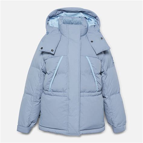 Howker Recycled Down Puffer Jacket for Women in Light Blue